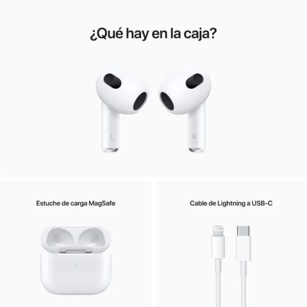 Audífonos OEM 3ª Generación, Sonido Estéreo, Conexión 3.5mm, Diseño In-Ear, Blanco
