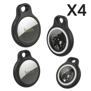 Cuatro localizadores HOCO E91 en diferentes ángulos, pack de 4 unidades